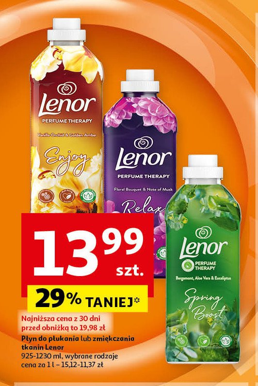 Płyn do płukania enjoy Lenor promocja