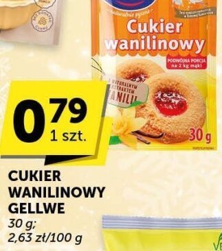 Cukier wanilinowy Gellwe promocja w Groszek