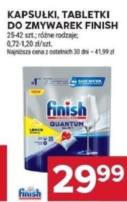 Kapsułki, tabletki do zmywarek Finish promocja w Stokrotka