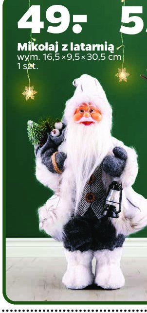 Mikołaj z latarnią promocja w Makro
