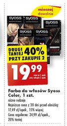 Farba do włosów frozen pearl blond 9-5 Syoss professional performance promocja