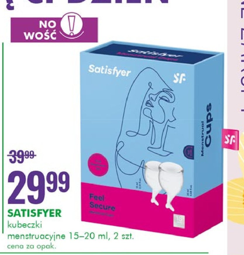 Kubeczki menstruacyjne SATISFYER promocja