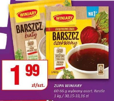 Zupa Winiary barszcz czerwony promocja w Chorten