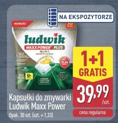 Kapsułki do zmywarki Maxx Power 30 szt. promocja w Aldi