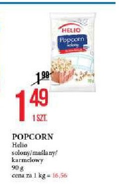 Popcorn karmelowy Helio promocja