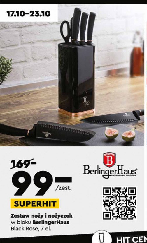 Akcesoria kuchenne black rose Berlinger haus promocja