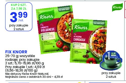 Spaghetti bolognese Knorr fix promocja
