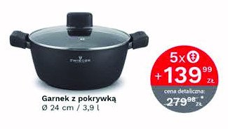 Garnek z pokrywą stiga 24 cm Zwieger promocja w Stokrotka