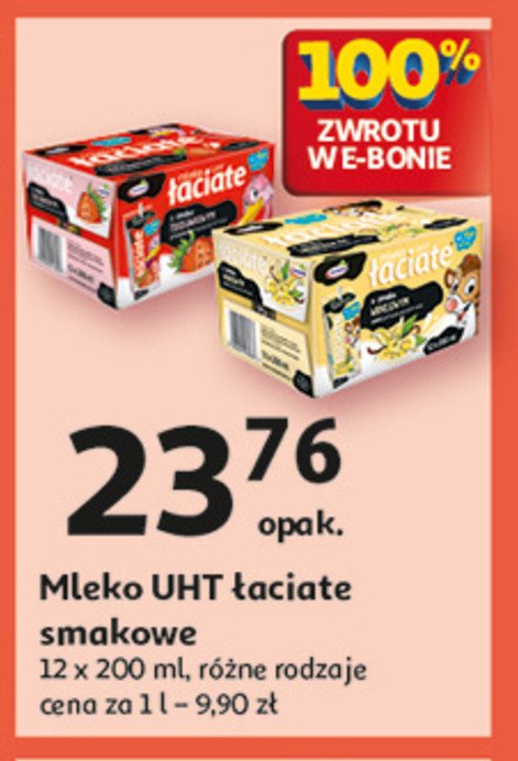 Mleko waniliowe Łaciate promocja