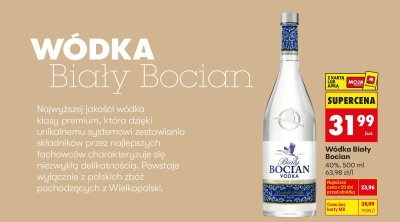 Wódka Biały Bocian promocja w Biedronka