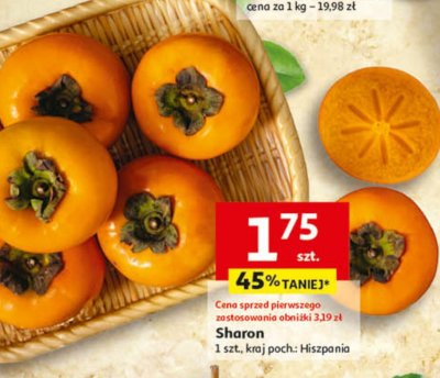 Owoc Sharon promocja w Auchan