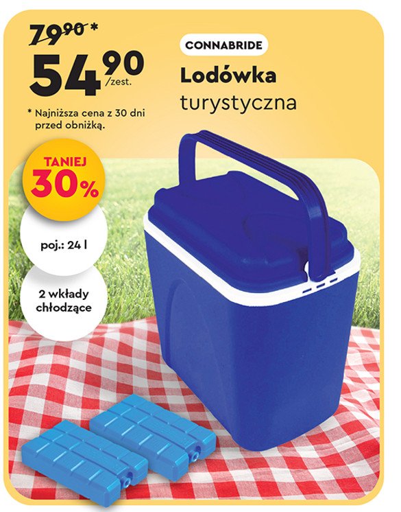 Lodówka turystyczna 24l CONNABRIDE promocja