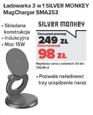 Ładowarka 3 w 1 MagCharger SMA253 promocja w NEONET