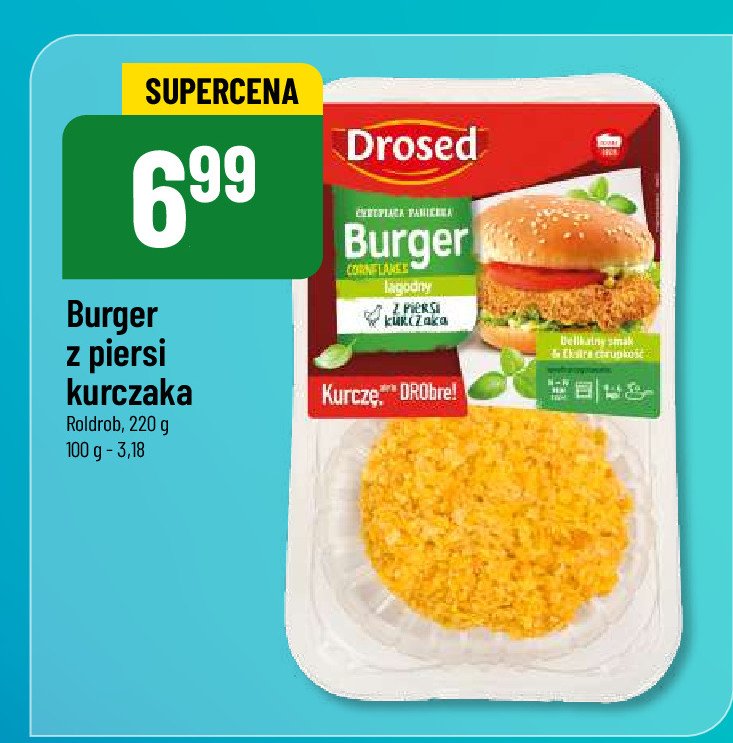 Hamburgery z kurczaka Drosed promocja