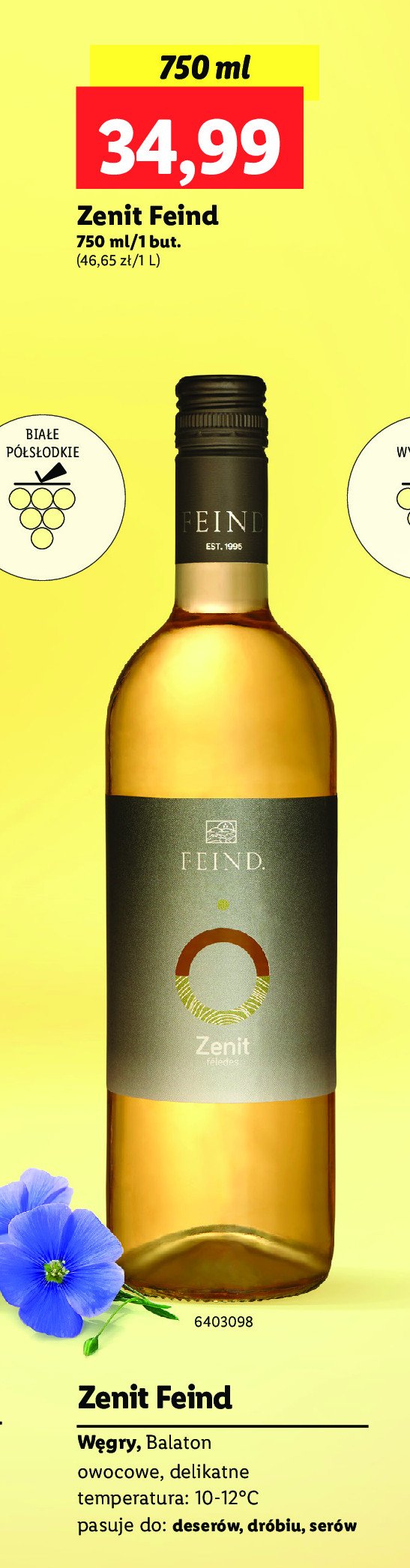 Wino ZENIT FEIND PREMIUM 16 promocja