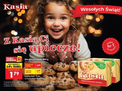 Margaryna Kasia, 250 g promocja w Biedronka