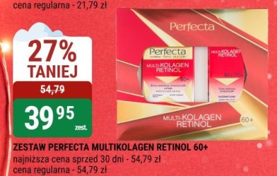 Zestaw Perfecta Multikolagen Retinol 60+ promocja w bi1
