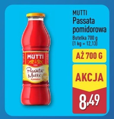 Passata pomidorowa  promocja w Aldi