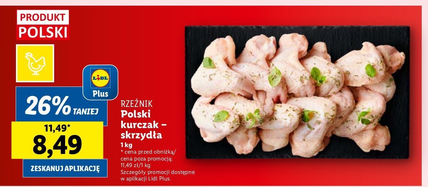 Skrzydła z kurczaka Rzeźnik codzienna dostawa promocja