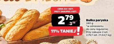 Bułka paryska promocja w Netto