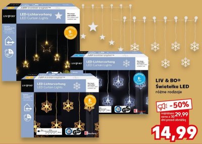 Światelka LED LIV & BO różne rodzaje promocja w Kaufland