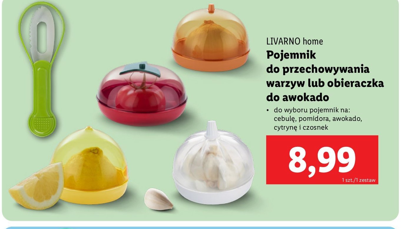 Pojemnik na czosnek LIVARNO HOME promocja w Lidl