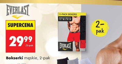Bokserki męskie Everlast 2-pak promocja w Biedronka