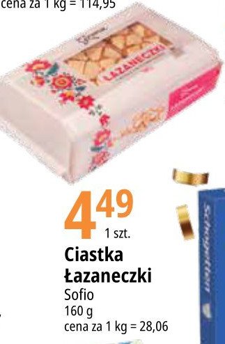 Ciastka 艂azaneczki Sofio promocja