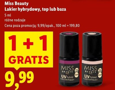 Lakier hybrydowy, top lub baza  promocja w Lidl