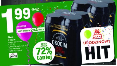 Piwo Okocim mocne dubeltowe promocja
