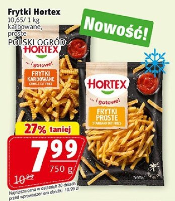 Frytki Hortex karbowane, różne POLSKI OGRÓD HORTEX promocja w Prim Market