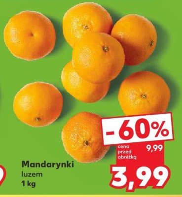 Mandarynki luzem promocja w Kaufland