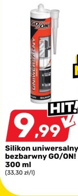 Silikon uniwersalny bezbawny GO/ONI 300 ml promocja w Bricomarche