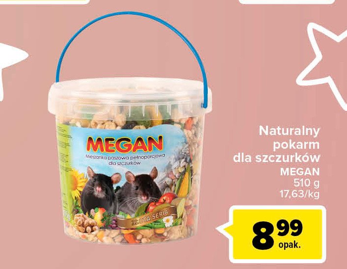 Pokarm dla szczurków Megan promocja