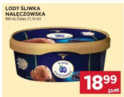 Lody śliwka nałęczowska promocja w Stokrotka