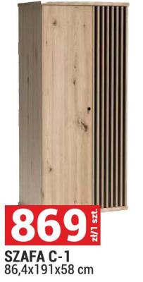 Szafa C-1 promocja w Merkury Market