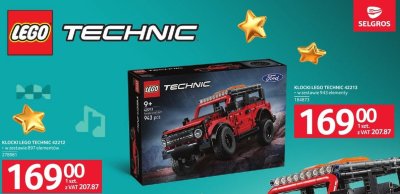 KLOCKI LEGO TECHNIC 42212 promocja w Selgros