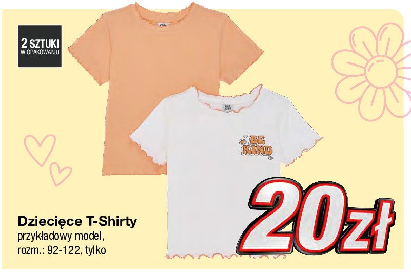 T-shirt dziecięcy 92-122 promocja