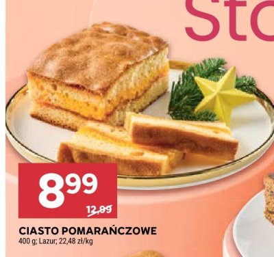 Ciasto pomarańczowe promocja w Stokrotka