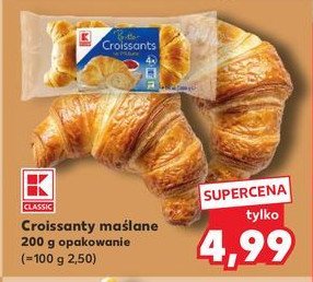 Croissanty maślane K-classic promocja w Kaufland