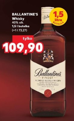 Whisky BALLANTINE'S 40% alk. 1,5 l  promocja w Kaufland
