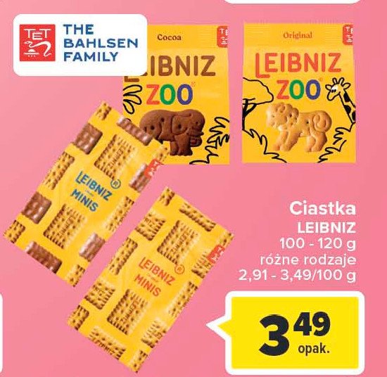 Ciastka z kakao Leibniz bahlsen promocje