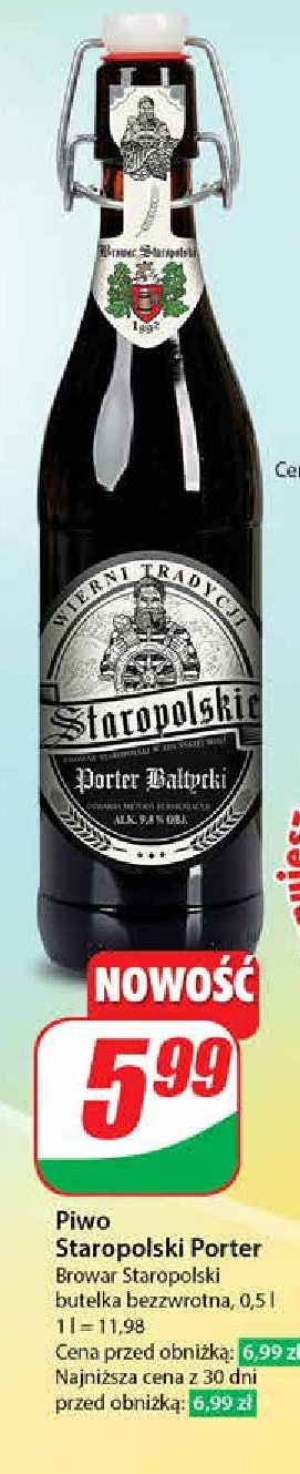 Piwo Staropolskie porter promocja