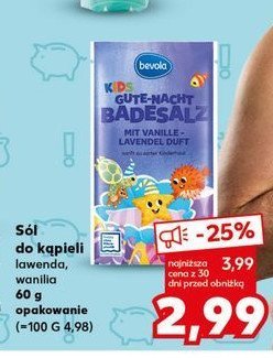 S贸l do k膮pieli wanilia Bevola promocja