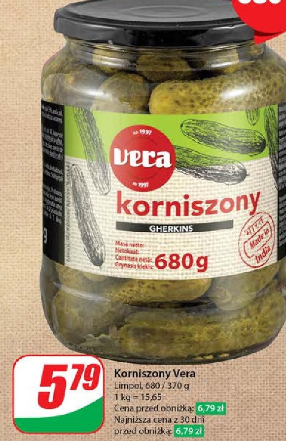 Korniszony Vera promocja