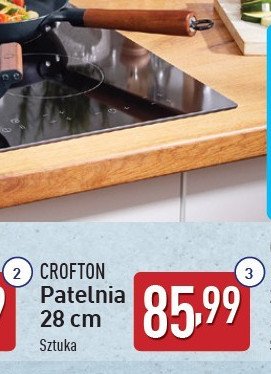 Patelnia 28 cm Crofton promocja w Aldi