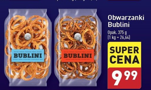 Obwarzanki bublini z sezamem Sofio promocja w Aldi