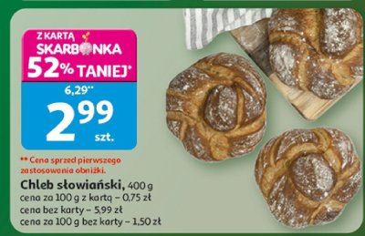 Chleb słowiański promocja w Auchan