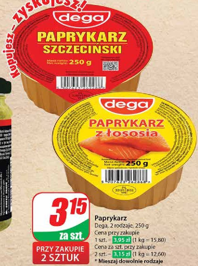 Paprykarz z łososia Dega promocja