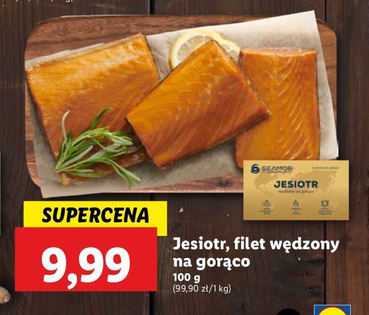 Jesiotr wędzony na gorąco promocja